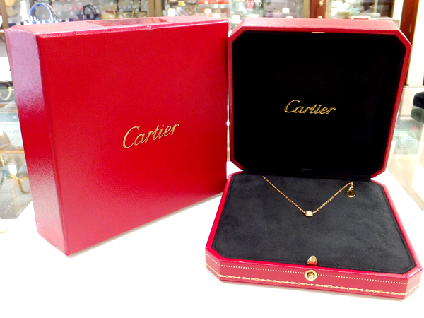 Cartier　18金　YG　ダイヤモンド　ネックレス　ディアマン