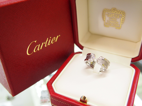 Cartier　2C　ダイヤモンド　リング