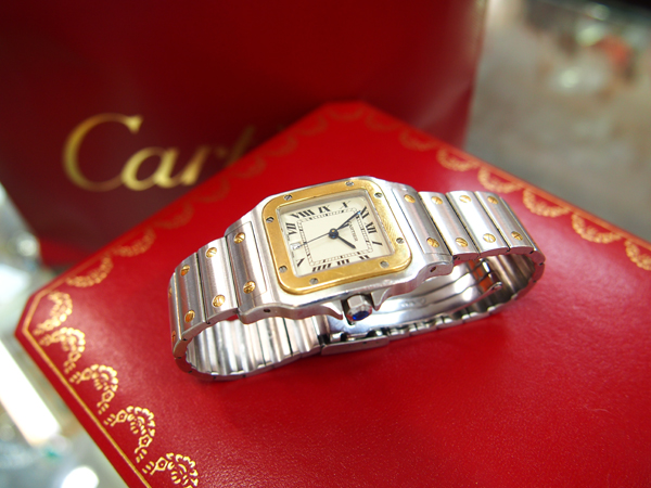 Cartier　サントスガルベSM　レディース腕時計