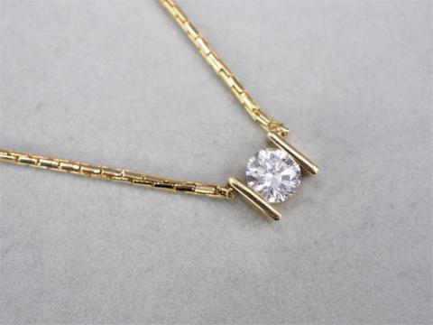 ネックレス K18YG 14.7g ダイヤ 2.007ct 