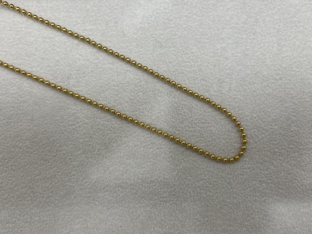 チェーンネックレス K14YG 3.8g
