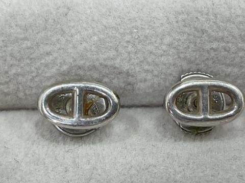 エルメス シェーヌダンクル ピアス シルバー925 1.7g TPM