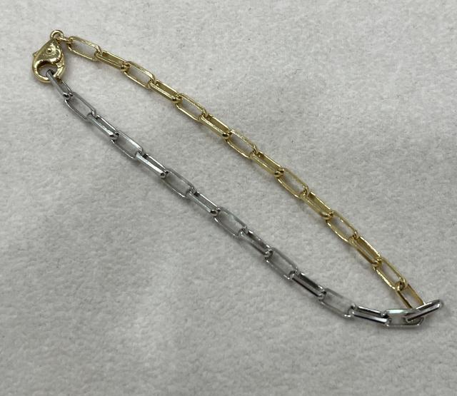 ブレスレット K18YG/Pt900 4.3g