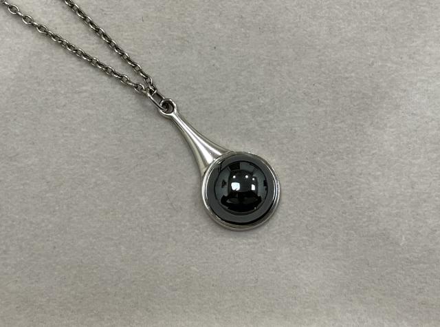 ジョージジェンセン 156 ネックレス シルバー925 20.7g ヘマタイト