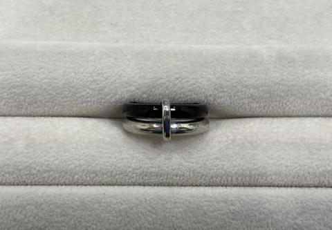 ジョージジェンセン A119 リング シルバー925 5.0g オニキス