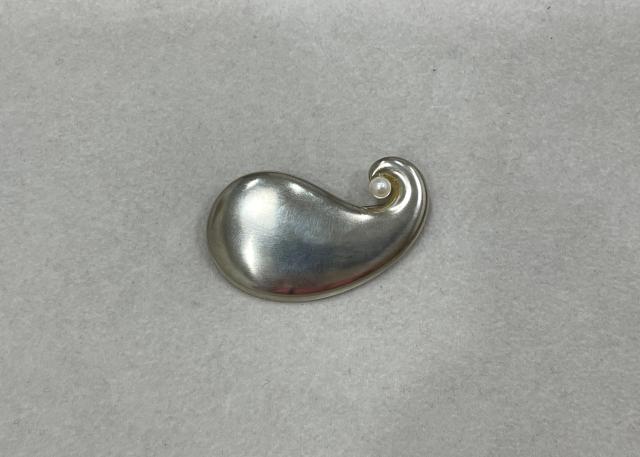 ジョージジェンセン 398 ブローチ シルバー925 12.6g 淡水真珠 4.0mm