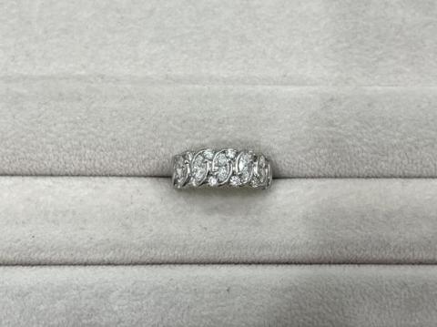 ミキモト リング Pt950 5.8g ダイヤ 1.08ct 11号