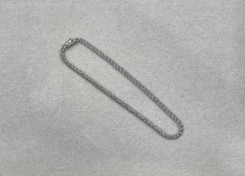 ブレスレット K18WG 4.4g ダイヤ 1.00ct テニス