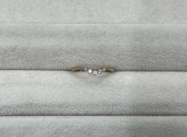 ヴァンドーム リング K18PG 1.1g ダイヤ ピンキー