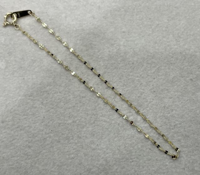 ブレスレット K10YG 0.3g