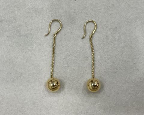 ティファニー ハードウェア ピアス K18YG 4.6g