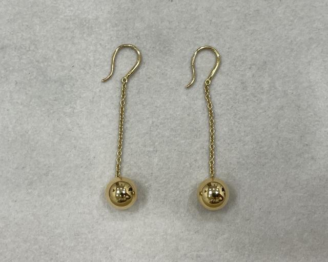 ティファニー ハードウェア ピアス K18YG 4.6g