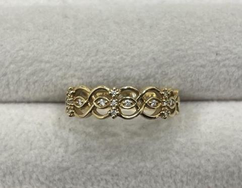 ヴァンドーム リング K18YG 2.9g