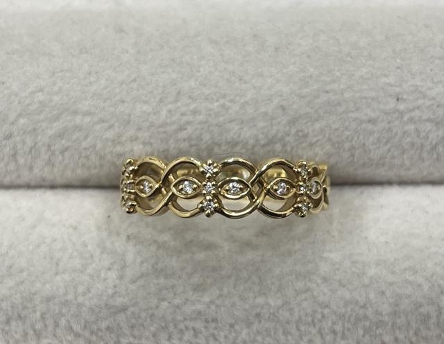 ヴァンドーム リング K18YG 2.9g