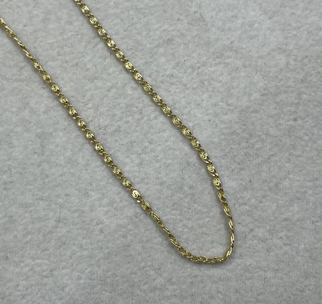 チェーンネックレス K18YG 2.1g 40cm