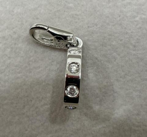 カルティエ ペンダントトップ K18WG 2.2g