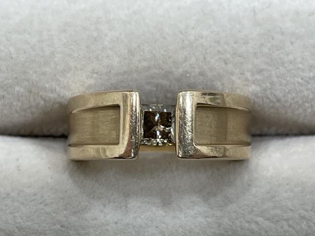 リング K18PG 11.5g ダイヤ 0.556ct