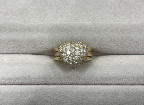 リング K18YG 9.9g ダイヤ 2.00ct