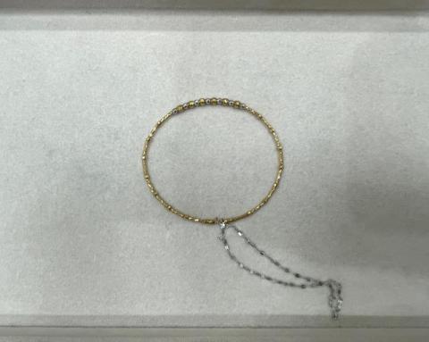 ブレスレット K18YG/Pt999 2.4g