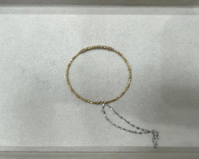 ブレスレット K18YG/Pt999 2.4g