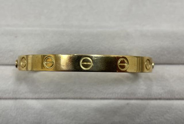 カルティエ ラブ ブレスレット K18YG 29.8g 16