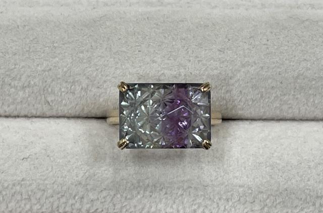 リング K10 4.1g 色石 6.70ct