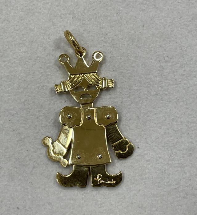 ポメラート クイーン ペンダントトップ K18YG 21.6g