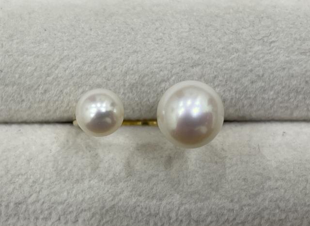 リング K18YG 3.1g アコヤ真珠