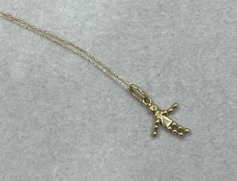 ウノアエレ ネックレス K18YG 1.2g ドール