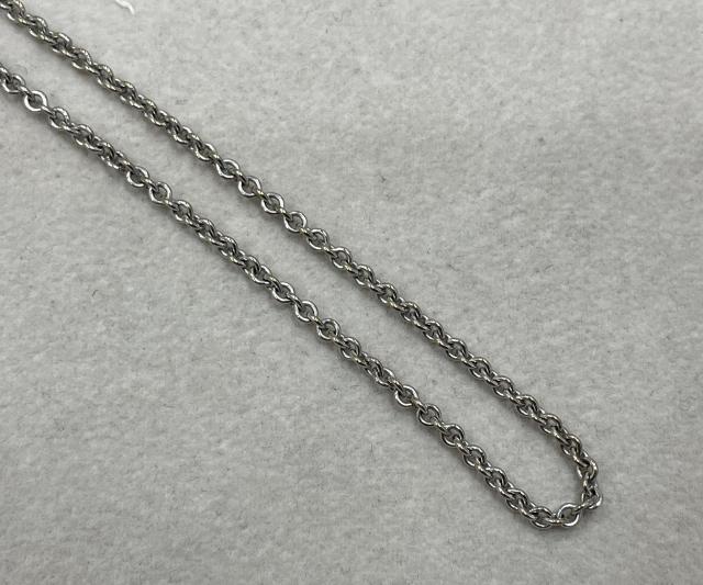 カルティエ フォルサ チェーンネックレス K18WG 8.4g