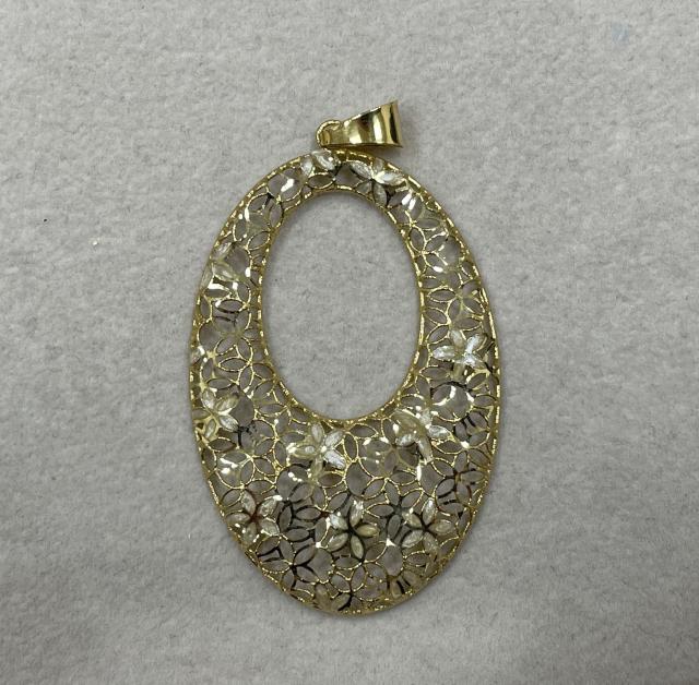 ペンダントトップ K18YG/WG 3.3g