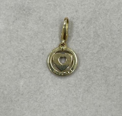 ブルガリ トンド ペンダントトップ K18YG 4.1g ハート