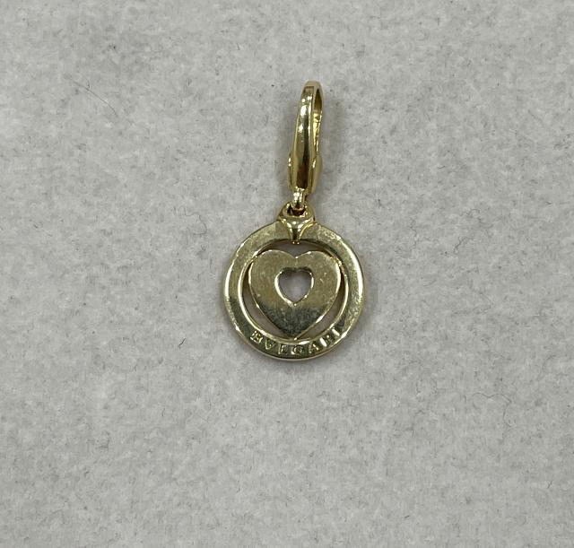 ブルガリ トンド ペンダントトップ K18YG 4.1g ハート