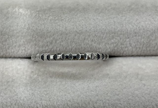 ブシュロン キャトルクルドパリ ポワントドディアマン  リング Pt950 3.4g スモール 59号