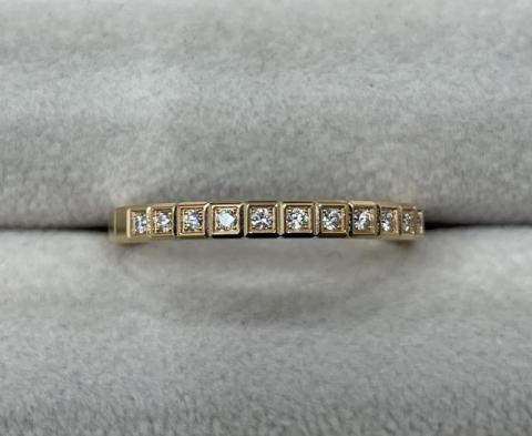 ショパール アイスキューブ リング K18PG 3.8g ダイヤ 60号