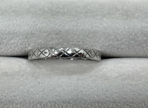 シャネル ココクラッシュ リング K18WG 4.2g ミニ 60号