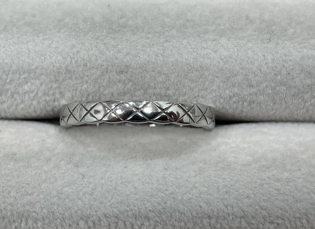 シャネル ココクラッシュ リング K18WG 4.2g ミニ 60号