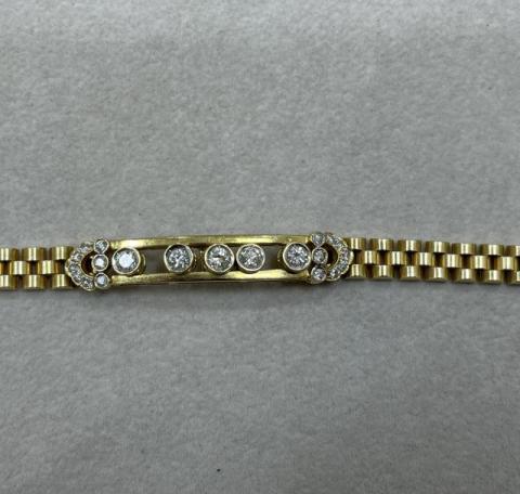 ブレスレット K18YG 18.5g ダイヤ