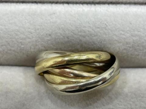 カルティエ トリニティ リング K18 8.6g
