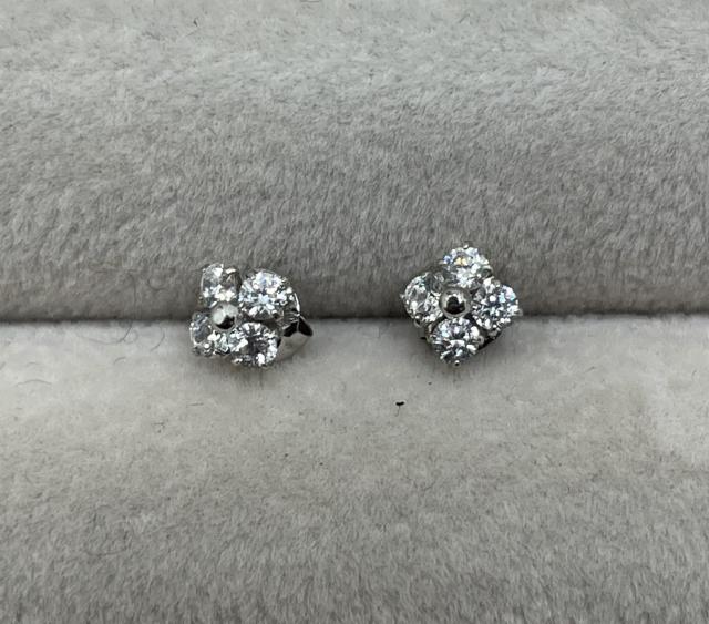 ピアス K14 0.4g キュービックジルコニア