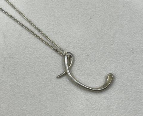 ティファニー レター ネックレス シルバー925 8.2g