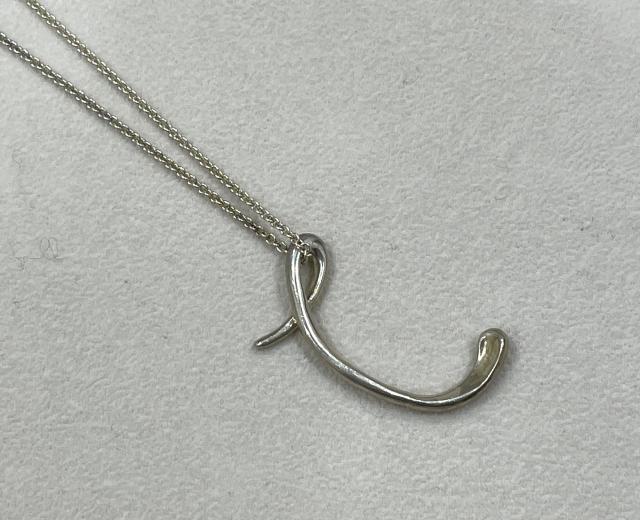 ティファニー レター ネックレス シルバー925 8.2g