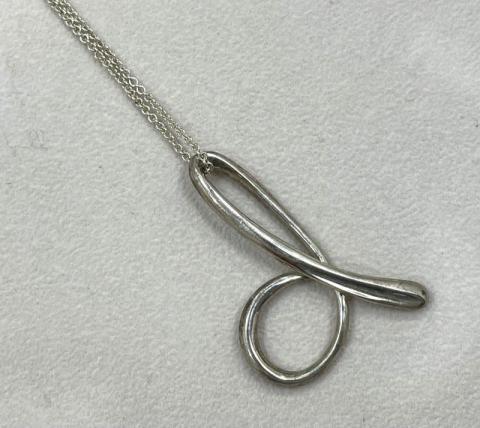 ティファニー レター ネックレス シルバー925 13.3g