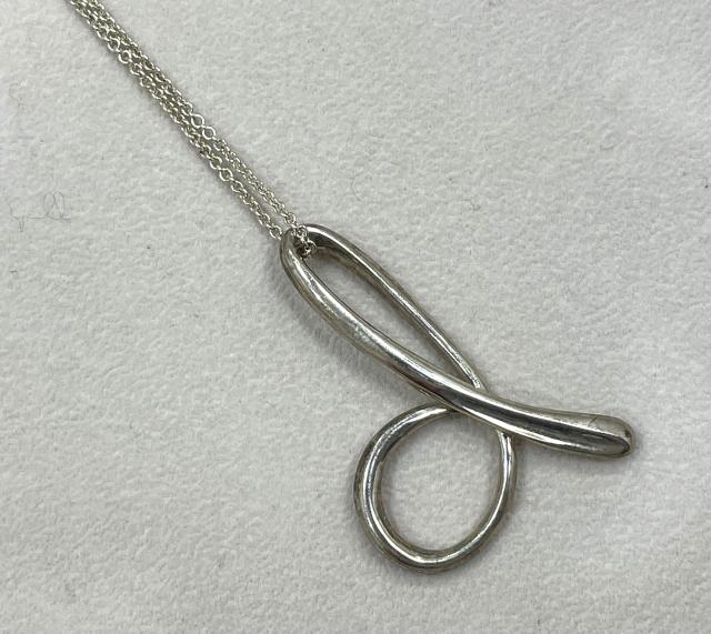 ティファニー レター ネックレス シルバー925 13.3g