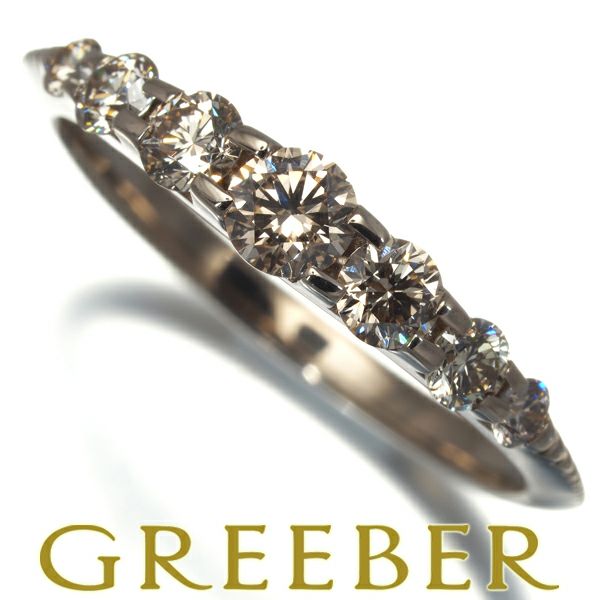 シケイ リング ダイヤ ダイヤモンド 0.55ct ネイキッド 12号 K18BG