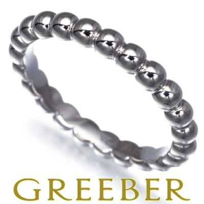 ヴァンクリーフ&アーペル リング ペルレ ミディアム 50号 K18WG