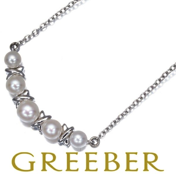 TASAKI タサキ ネックレス パール 真珠 4.0-5.2mm シルバー