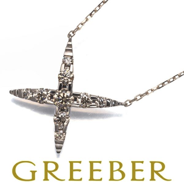 カシケイ ネックレス ダイヤ ダイヤモンド 0.45ct ネイキッド K18BG