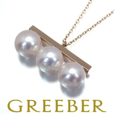 TASAKI タサキ ネックレス パール 真珠 8.4mm バランスネオ K18PG 