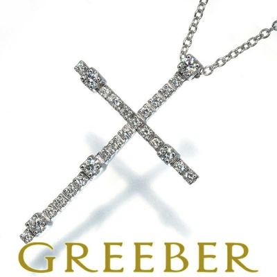 ダミアーニ ネックレス ダイヤ ダイヤモンド ノッテディサンロレンツォ クロス K18WG